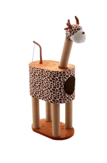 Giraf kradsetræ med hule xl
