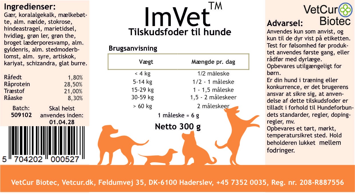 ImVet hund 300 gram