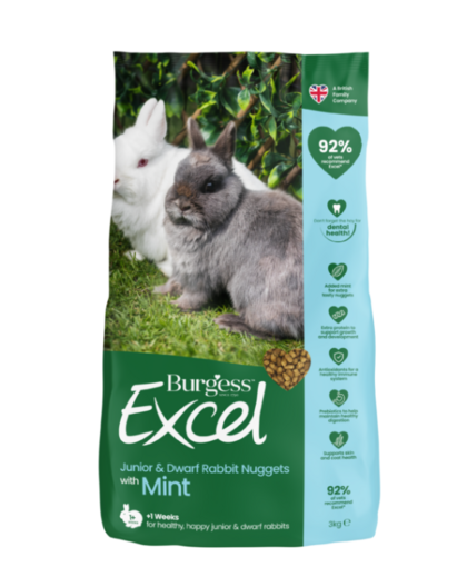 Burgess Dværg/junior mint 3 kg