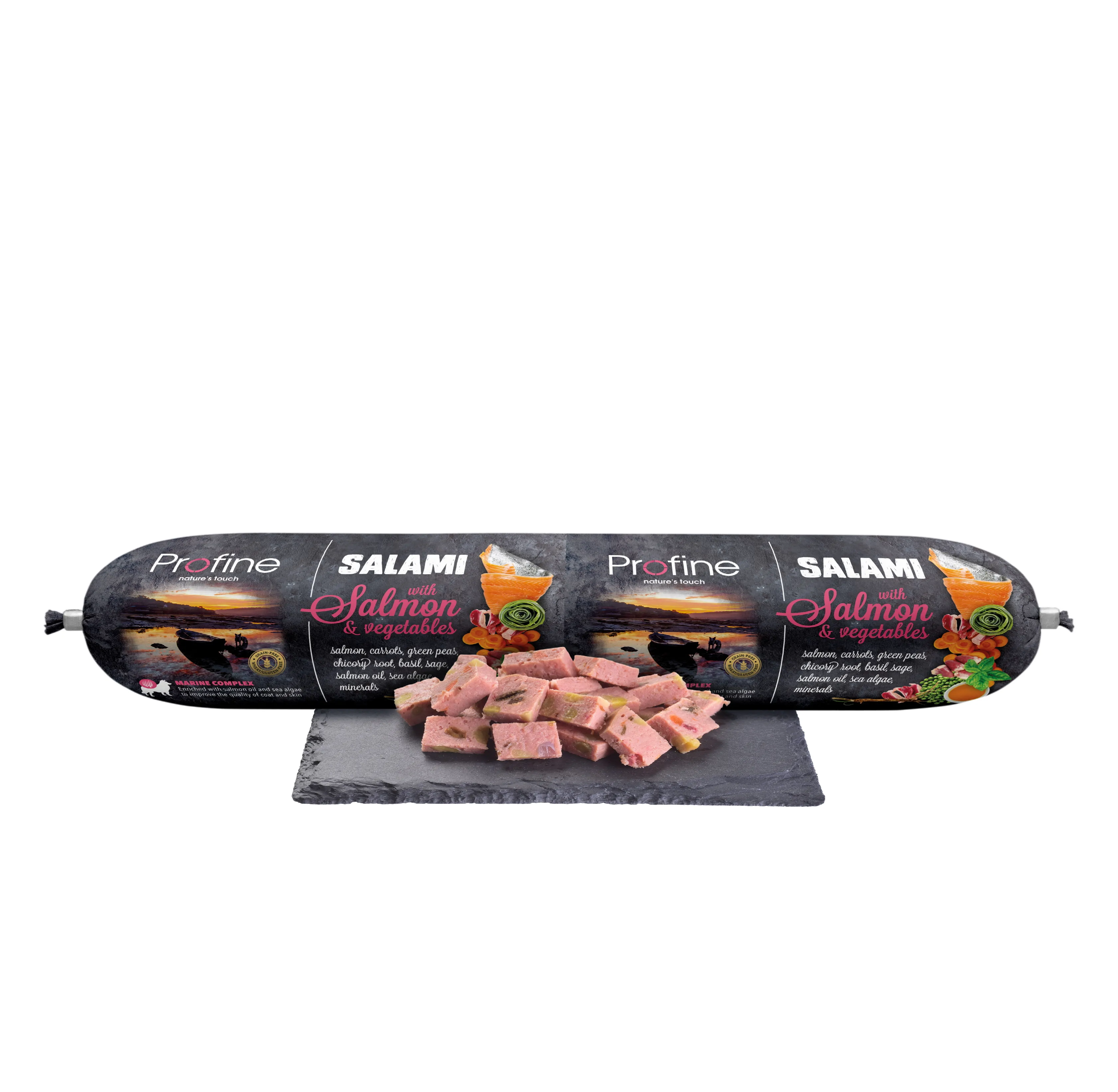 Laks og grøntsager 800 g