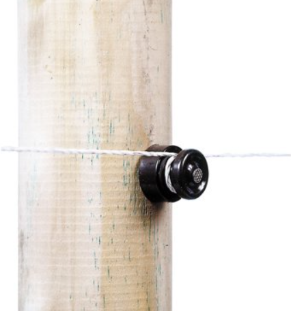 Isolator til tråd og reb 100 stk