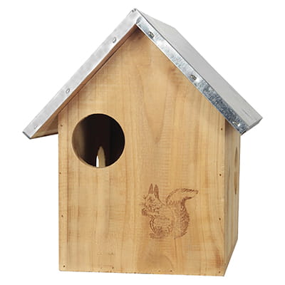 Egernhus med 3 huller og zinktag