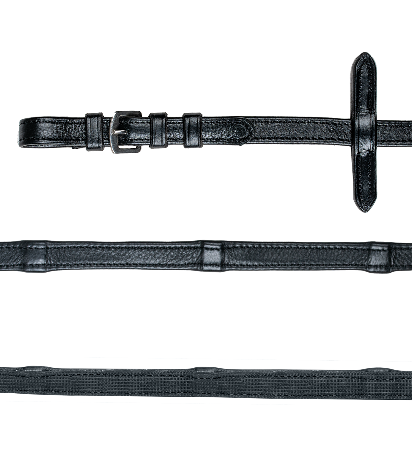 Gummilædertøjle str. full